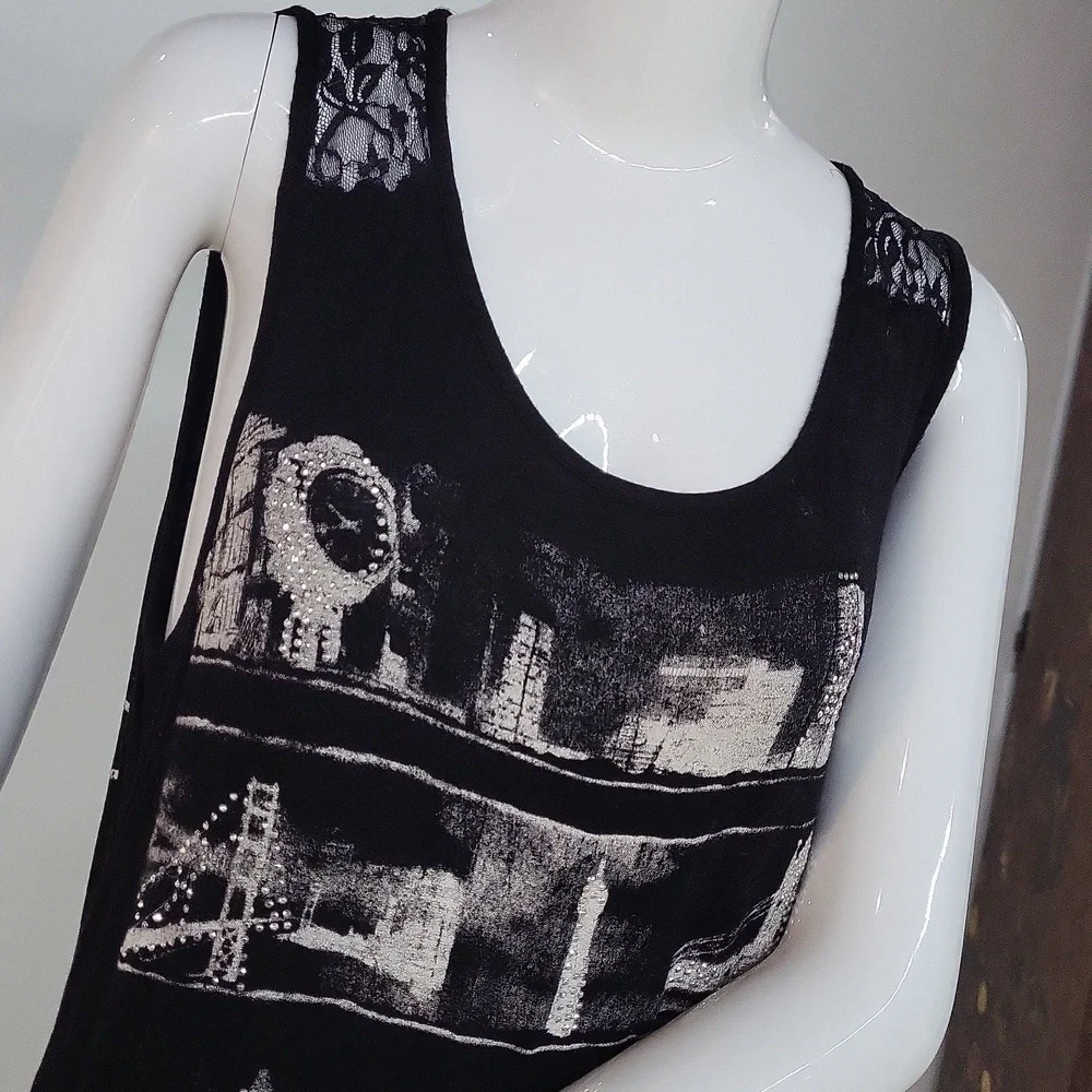 Ocasion Rhinestone Tank - Picture 2 of 8